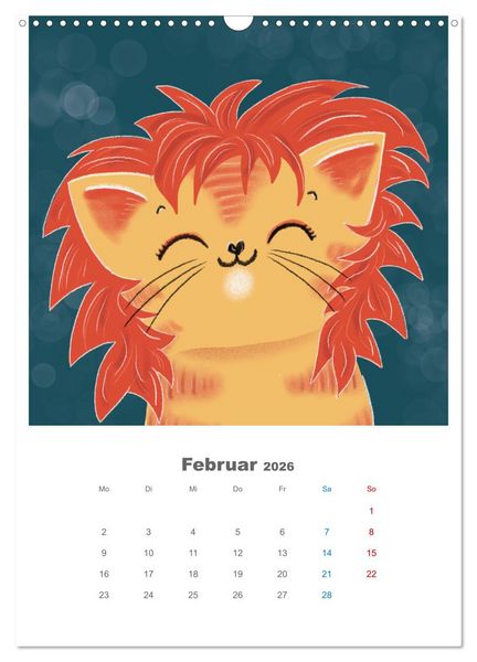 Produktbild: LEOPOLD DER DRITTE - Ein Kater mit ganz viel Charme (Wandkalender 2026 DIN A3 hoch), CALVENDO Monatskalender