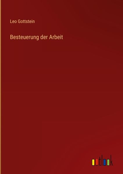 Produktbild: Besteuerung der Arbeit