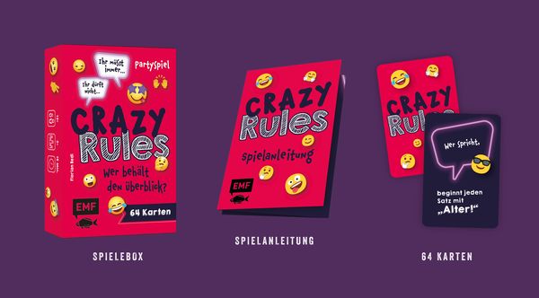Kartenspiel: Crazy Rules - Wer behält den Überblick?