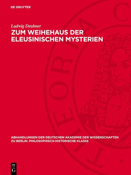 Produktbild: Zum Weihehaus der eleusinischen Mysterien