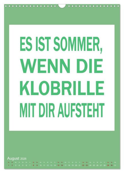 Produktbild: Memo an mich (Wandkalender 2026 DIN A3 hoch), CALVENDO Monatskalender