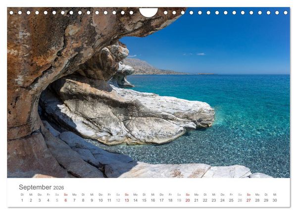 Produktbild: Kreta - Naturlandschaften (Wandkalender 2026 DIN A4 quer), CALVENDO Monatskalender