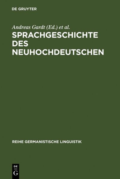 Produktbild: Sprachgeschichte des Neuhochdeutschen