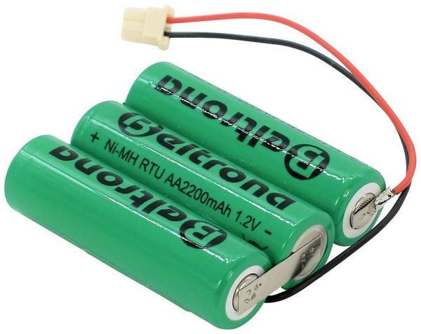 Produktbild: Beltrona 3AA2200ESO Akkupack 3x Mignon (AA) Stecker NiMH 3.6V 1500 mAh