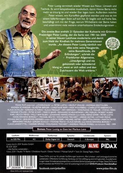 Produktbild: L&ouml;wenzahn Classics, Box 2 / Weitere 21 legend&auml;re Folgen der Kultserie mit Peter Lustig (Pidax Serien-Klassiker) [3 DVDs]