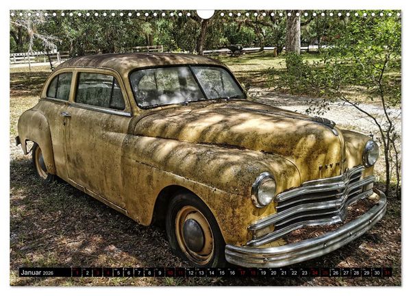 Produktbild: Florida Junk Cars (Wandkalender 2026 DIN A3 quer), CALVENDO Monatskalender