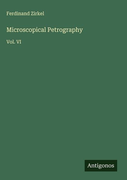 Produktbild: Microscopical Petrography