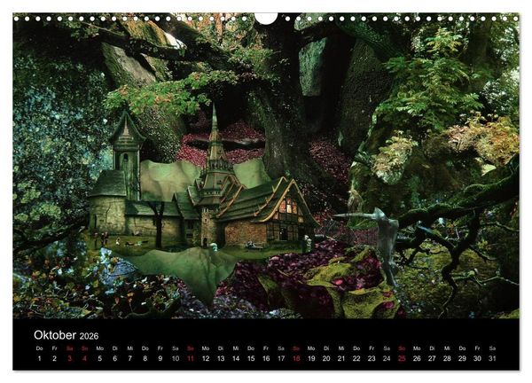 Produktbild: Zauberland (Wandkalender 2026 DIN A3 quer), CALVENDO Monatskalender