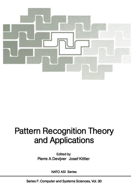 Produktbild: Pattern Recognition Theory and Applications