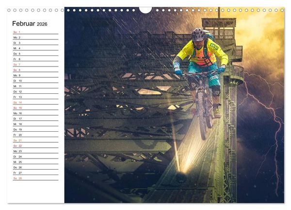 Produktbild: Mountainbike Trails (Wandkalender 2026 DIN A3 quer), CALVENDO Monatskalender