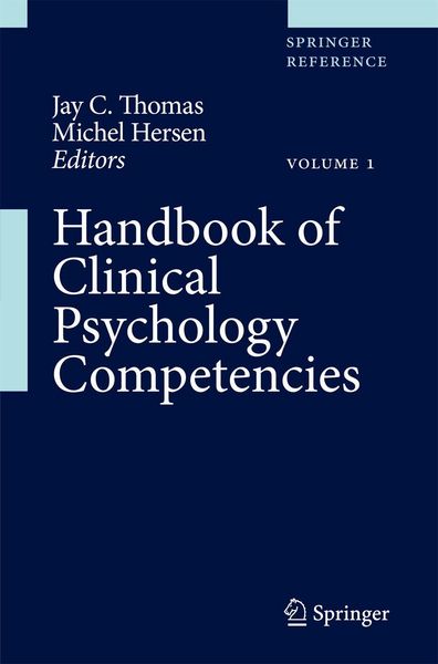 Produktbild: Handbook of Clinical Psychology Competencies, Volume 1