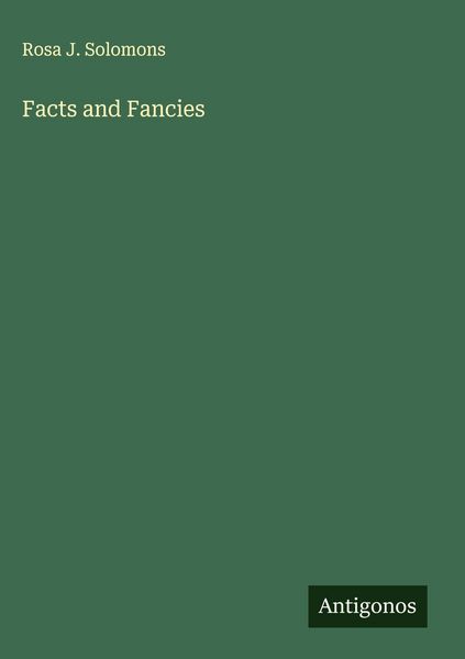 Produktbild: Facts and Fancies
