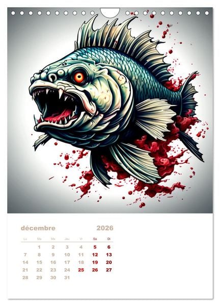 Produktbild: Marche des zombies (Calendrier mural 2026 DIN A4 horizontal), CALVENDO calendrier mensuel