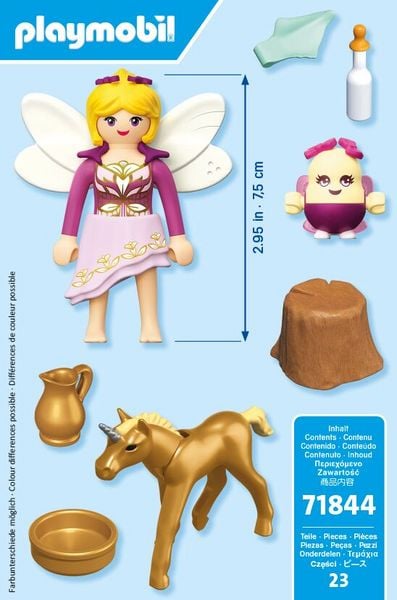 Produktbild: PLAYMOBIL 71844 Goldenes Einhornfohlen mit Fee