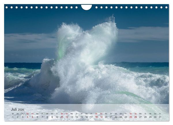Produktbild: Azurblaue Horizonte - Die Sch&ouml;nheit des Meeres einfangen (Wandkalender 2026 DIN A4 quer), CALVENDO Monatskalender