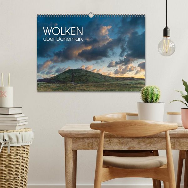 Produktbild: Wolken &uuml;ber D&auml;nemark (Wandkalender 2026 DIN A3 quer), CALVENDO Monatskalender