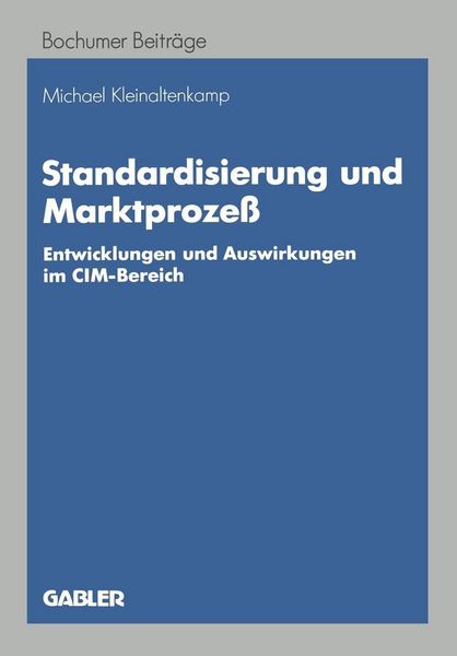 Produktbild: Standardisierung und Marktproze&szlig;