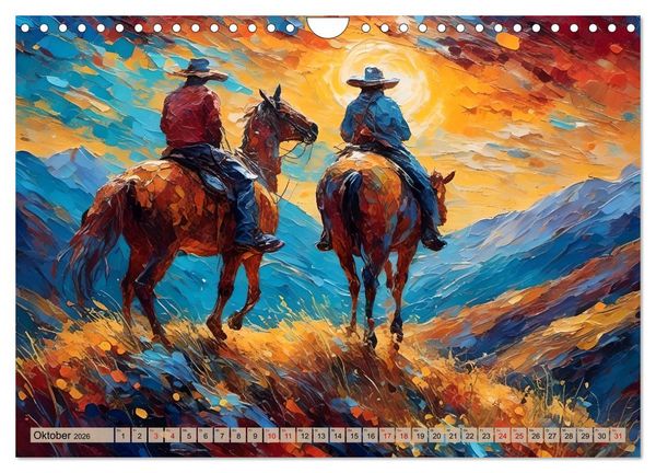 Produktbild: Wild West Moments (Wandkalender 2026 DIN A4 quer), CALVENDO Monatskalender