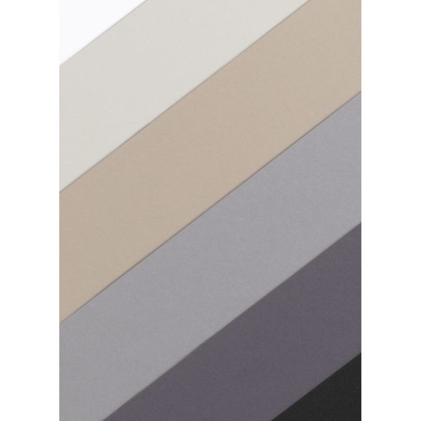 Produktbild: folia Bastelblock Tonpapier & Fotokarton Shades of Paper grau DIN A4 20 Blatt