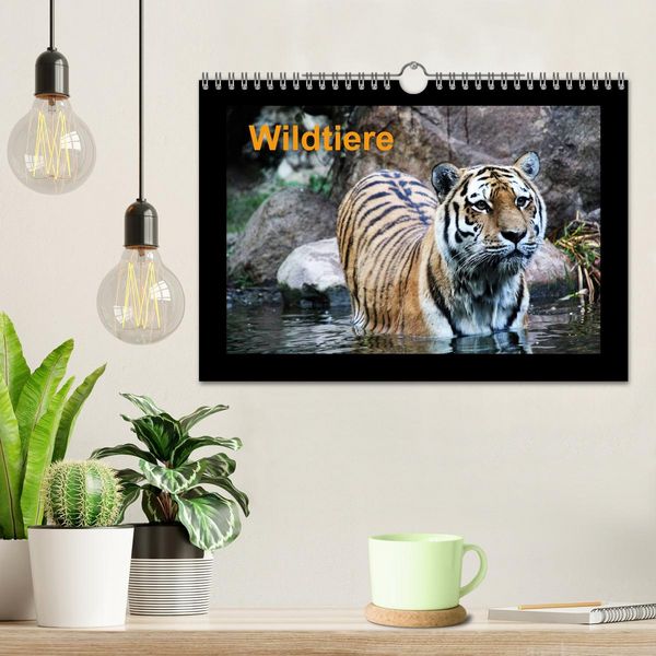 Produktbild: Wildtiere (Wandkalender 2026 DIN A4 quer), CALVENDO Monatskalender