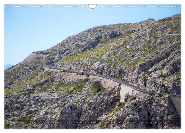Produktbild: Mallorca: Die sch&ouml;nsten Landschaften f&uuml;r Rennradfahrer (Wandkalender 2026 DIN A3 quer), CALVENDO Monatskalender