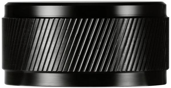 Produktbild: TRU COMPONENTS TC-11654300 Drehknopf mit Knopfmarkierung Schwarz (&Oslash; x H) 34 mm x 17 mm Aluminium 1 St.