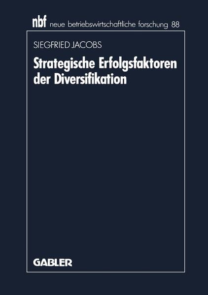 Produktbild: Strategische Erfolgsfaktoren der Diversifikation
