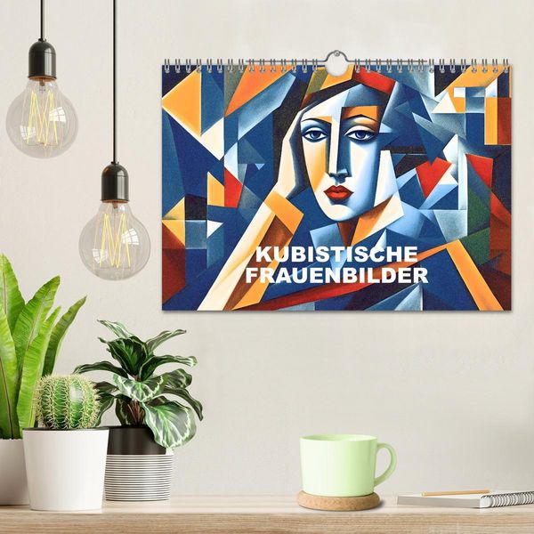 Produktbild: Kubistische Frauen Bilder (Wandkalender 2026 DIN A4 quer), CALVENDO Monatskalender