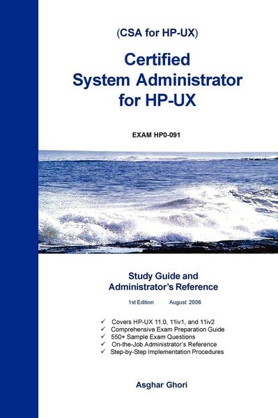 Produktbild: Certified System Administrator for HP-UX