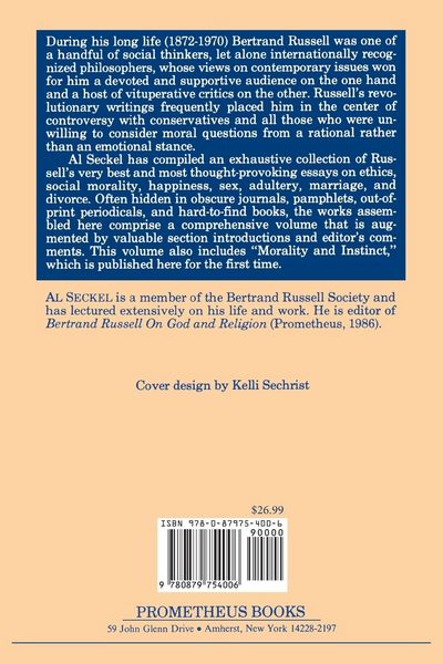 Produktbild: Bertrand Russell on Ethics, Sex, and Marriage