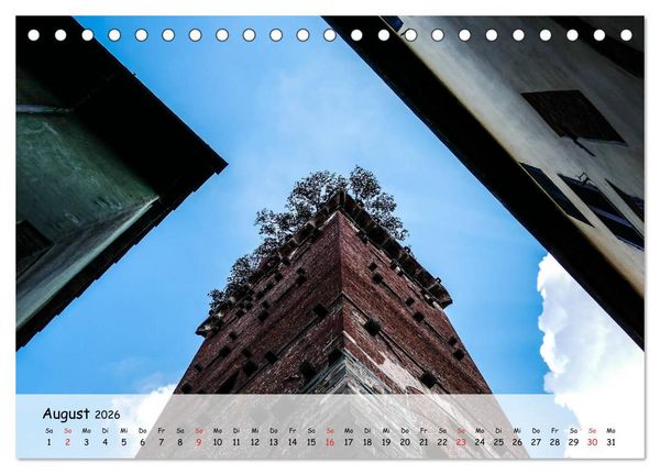 Produktbild: Bezauberndes Lucca (Tischkalender 2026 DIN A5 quer), CALVENDO Monatskalender