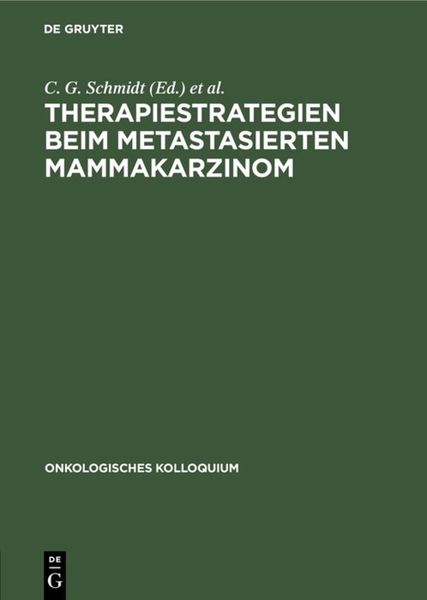 Produktbild: Therapiestrategien beim metastasierten Mammakarzinom