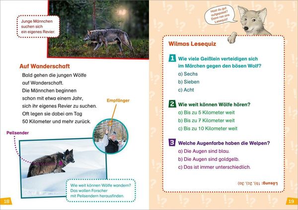 Produktbild: WAS IST WAS Erstes Lesen Band 20. W&ouml;lfe