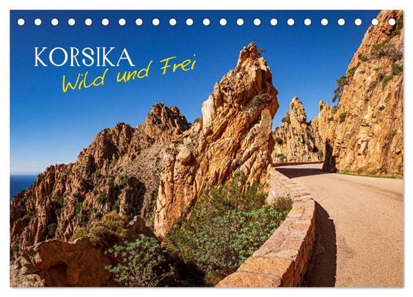 Produktbild: Korsika Wild und Frei (Tischkalender 2026 DIN A5 quer), CALVENDO Monatskalender