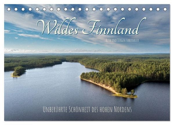 Wildes Finnland (Tischkalender 2026 DIN A5 quer), CALVENDO Monatskalender