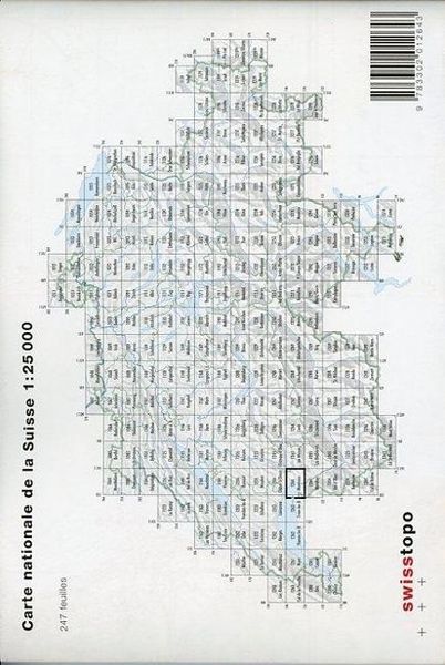 Produktbild: Swisstopo 1 : 25 000 Montreux