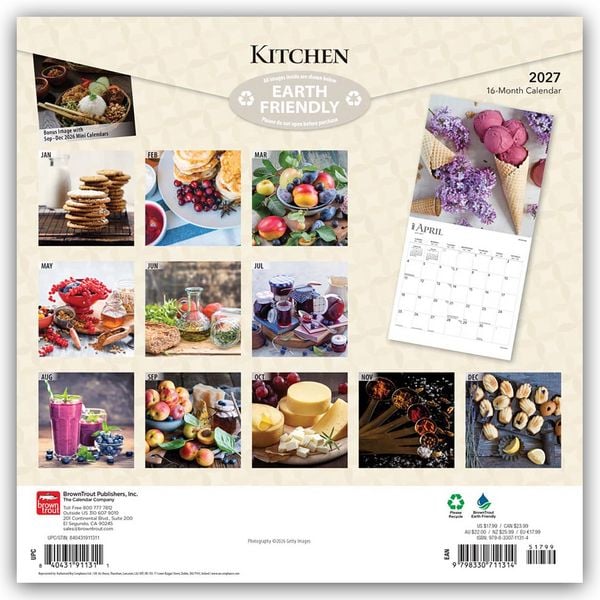 Produktbild: Kitchen &ndash; K&uuml;chenkalender 2027 &ndash; 16-Monatskalender