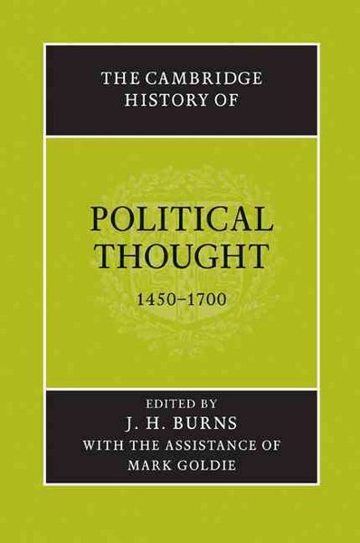 Produktbild: The Cambridge History of Political Thought 1450 1700