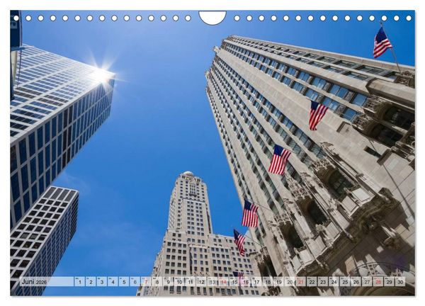 Produktbild: CHICAGO Stadtzentrum (Wandkalender 2026 DIN A4 quer), CALVENDO Monatskalender
