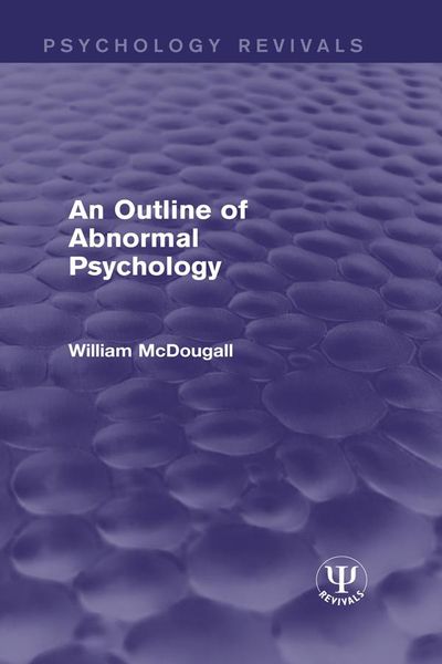 Produktbild: An Outline of Abnormal Psychology