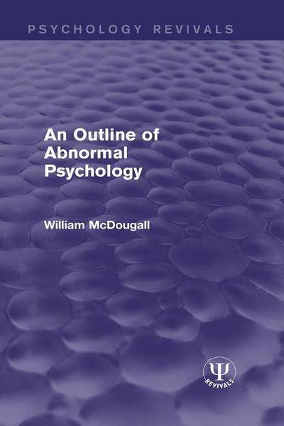Produktbild: An Outline of Abnormal Psychology