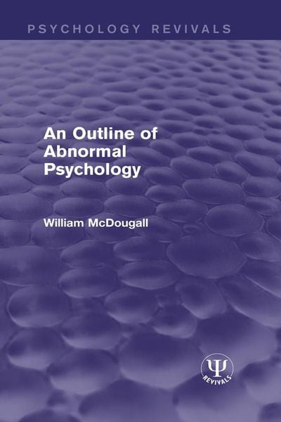 Produktbild: An Outline of Abnormal Psychology