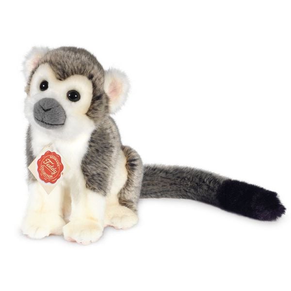 Produktbild: Teddy Hermann 92917 - &Auml;ffchen grau, 17 cm, Pl&uuml;schtier