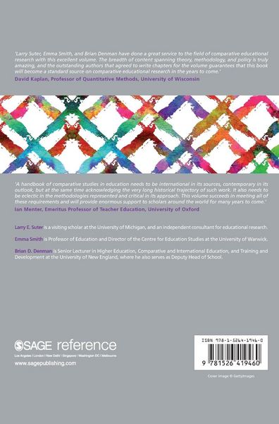 Produktbild: The SAGE Handbook of Comparative Studies in Education