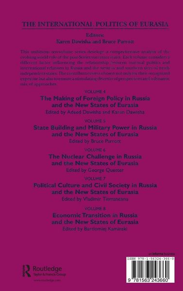 Produktbild: The International Politics of Eurasia