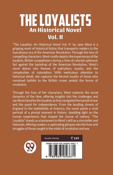 Produktbild: The loyalists An Historical Novel Vol. II