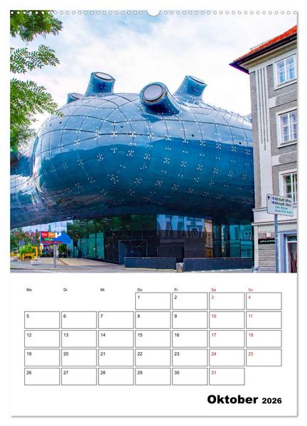 Produktbild: Graz - faszinierende Stadt (hochwertiger Premium Wandkalender 2026 DIN A2 hoch), Kunstdruck in Hochglanz