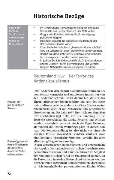 Produktbild: Klett Lekt&uuml;rehilfen Alfred Andersch, Sansibar oder der letzte Grund
