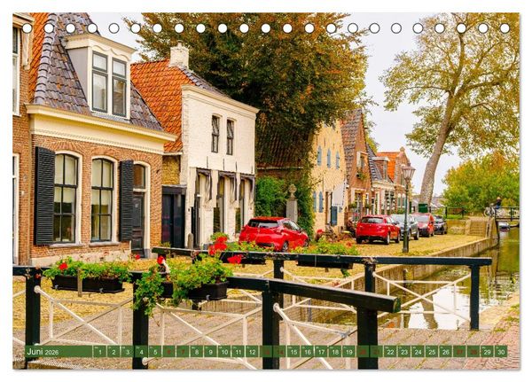 Produktbild: Ein Blick auf Franeker in Friesland (Tischkalender 2026 DIN A5 quer), CALVENDO Monatskalender