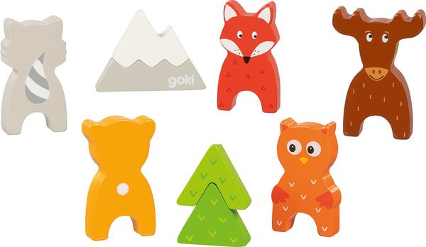 Produktbild: Einlegepuzzle Waldtiere